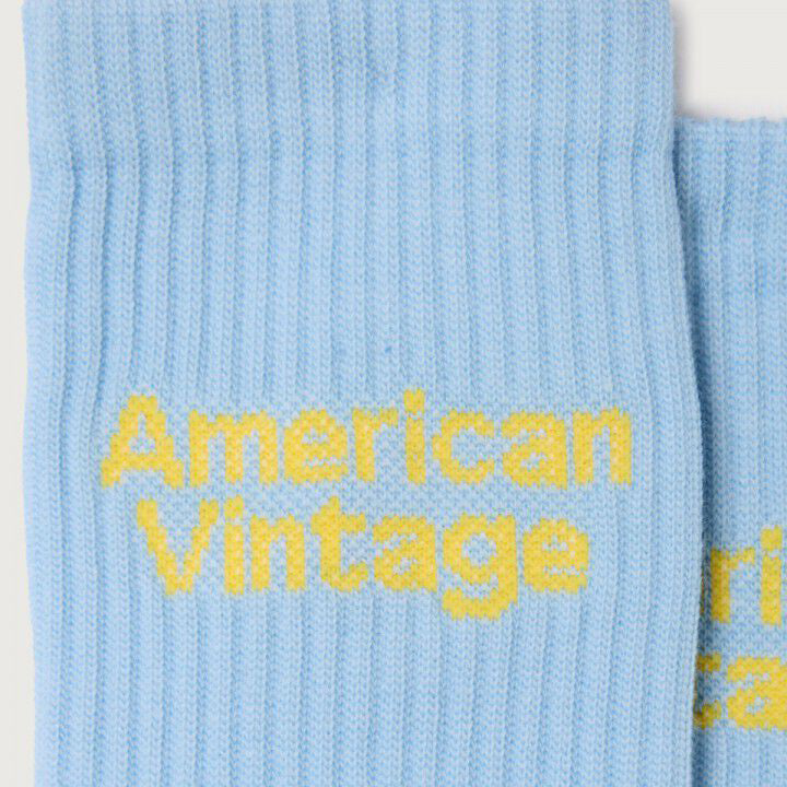 American Vintage-Kids Chaussettes Bleu Ciel