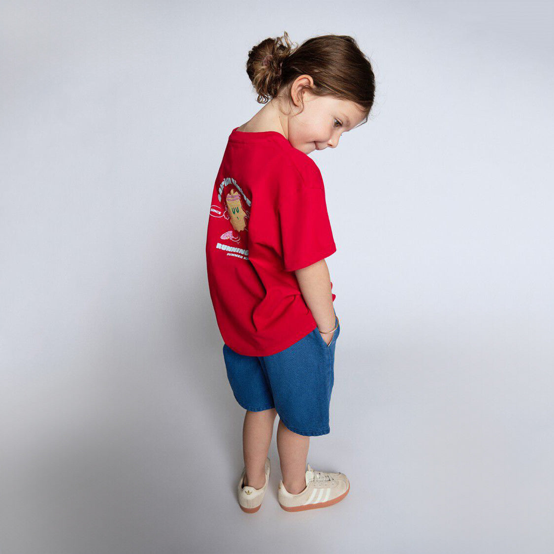 American Vintage-Kids Bermuda  Ample Stone Blue