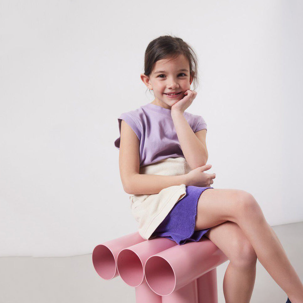 American Vintage-Kids Short Bermuda Purple