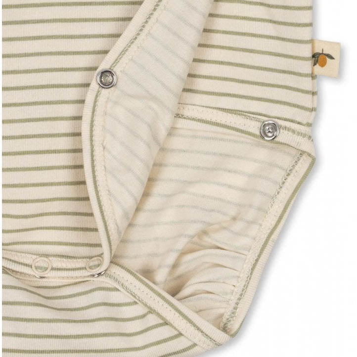 Konges Sløjd-Baby Basic LS Newborn Body Gots Tea Stripe