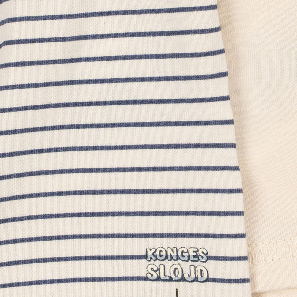 Konges Sløjd-Basic 2 Pack Boy Boxers Gots Blue Stripe
