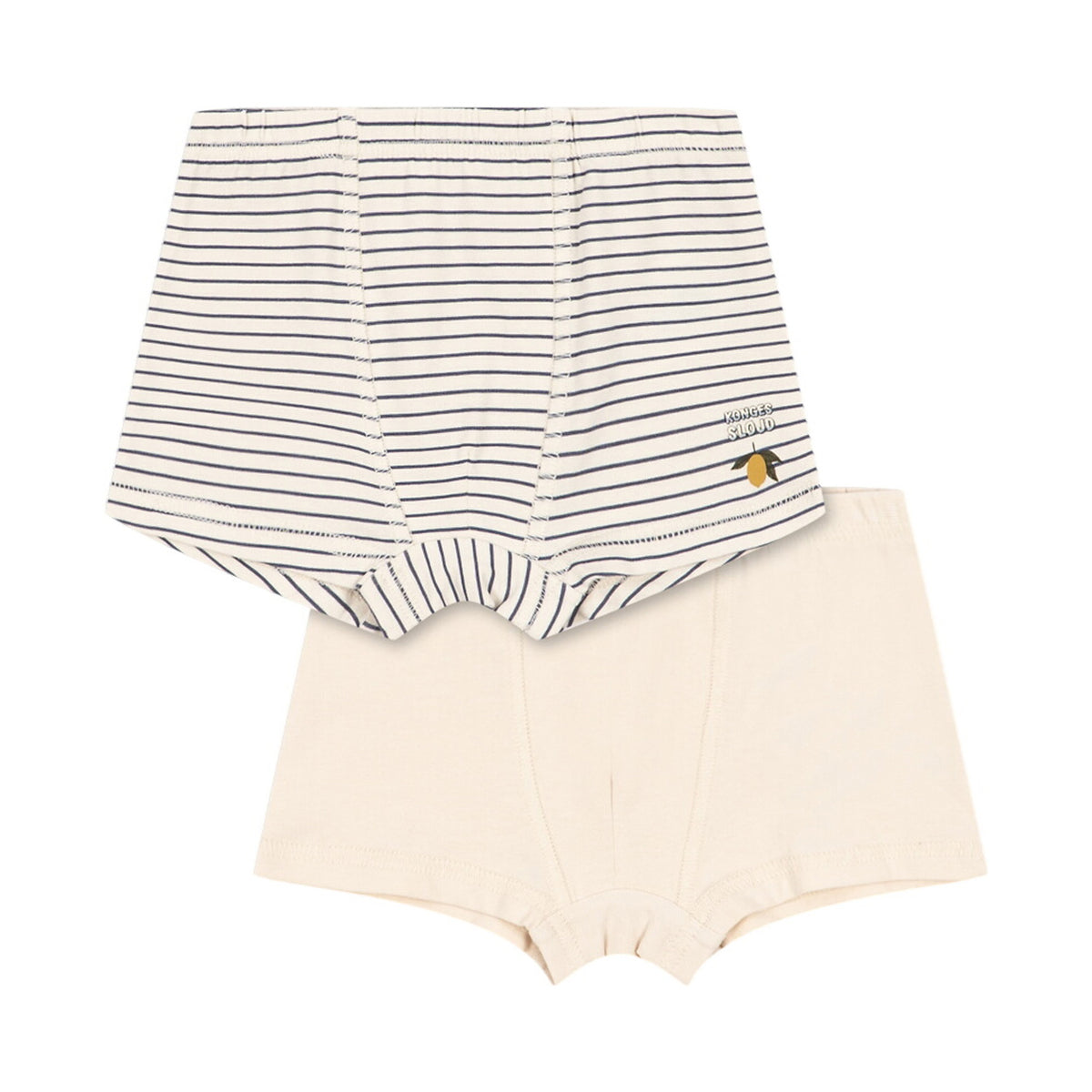 Konges Sløjd-Basic 2 Pack Boy Boxers Gots Blue Stripe