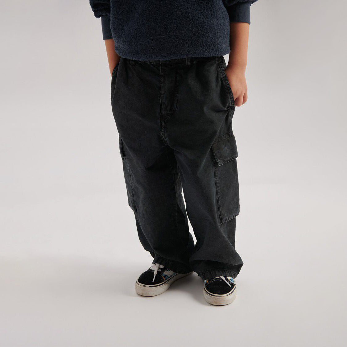 American Vintage-Kids Pantalon Battle Droit Grisaille Vintage