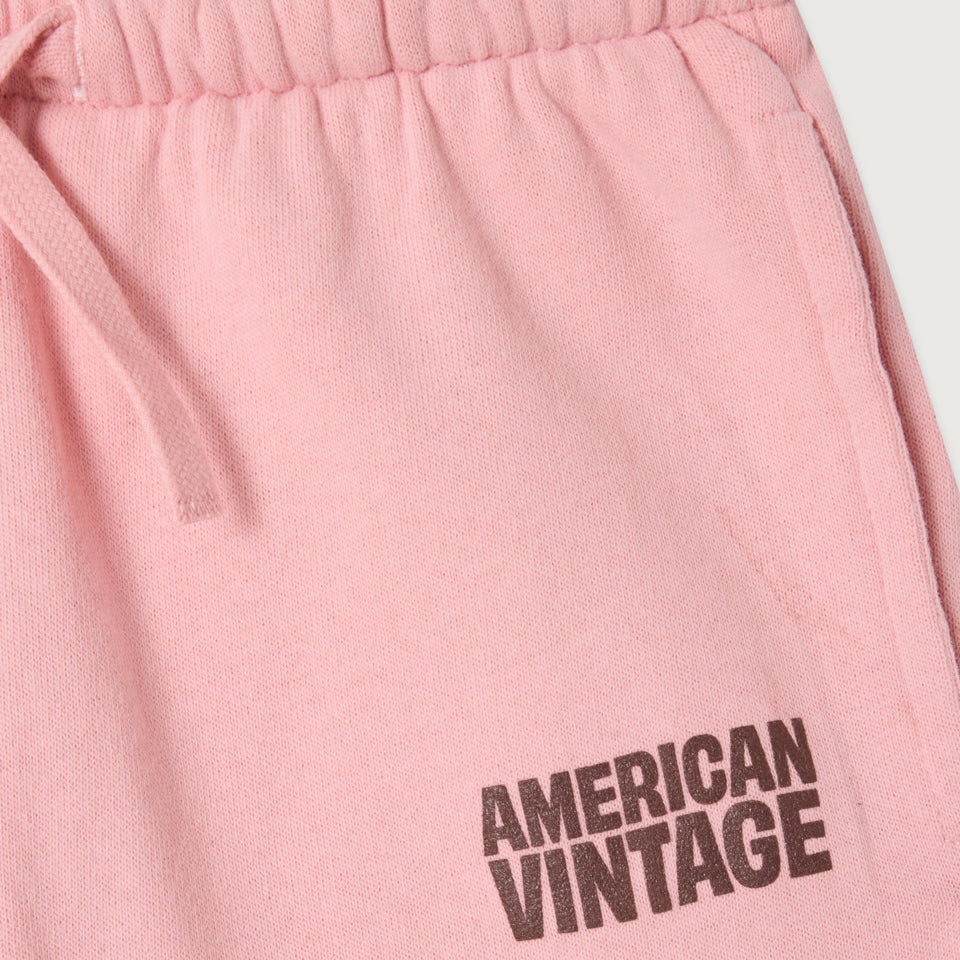 American Vintage-Straight Leg Joggers Smoothie