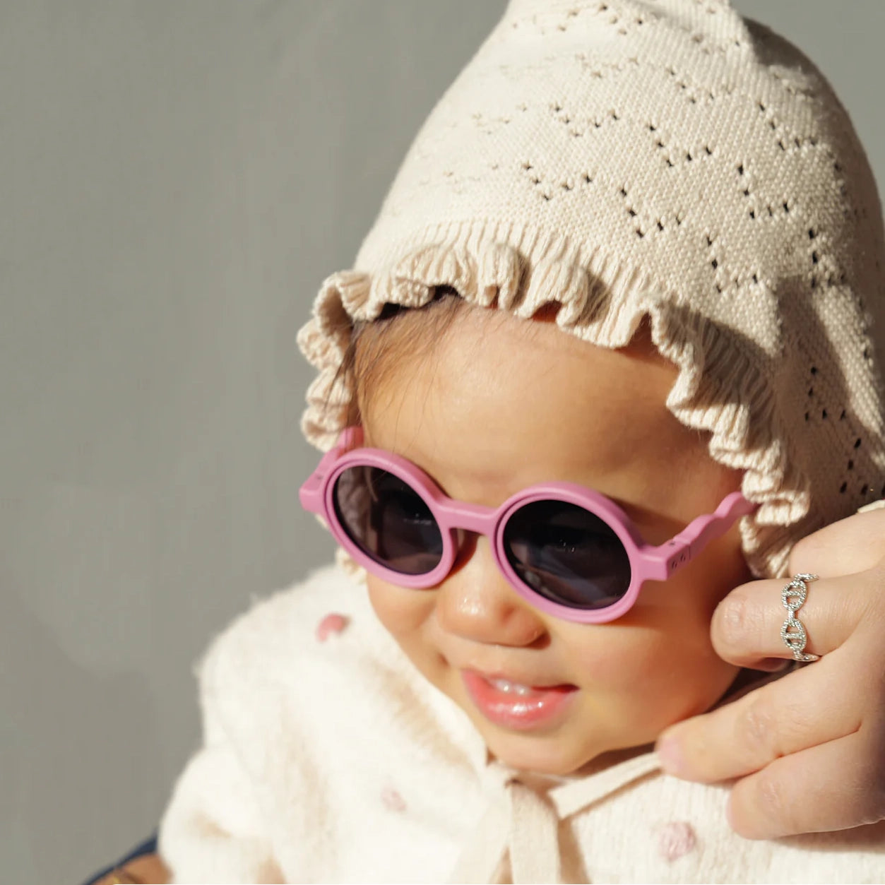 Olivio & Co-Kids Round Sunglasses Rock Rose