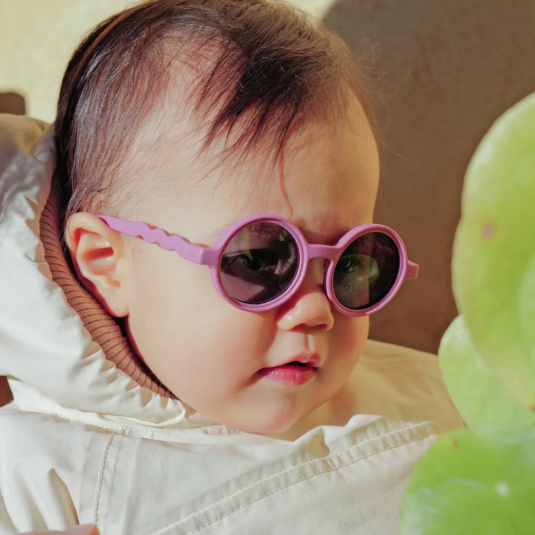 Olivio & Co-Kids Round Sunglasses Rock Rose