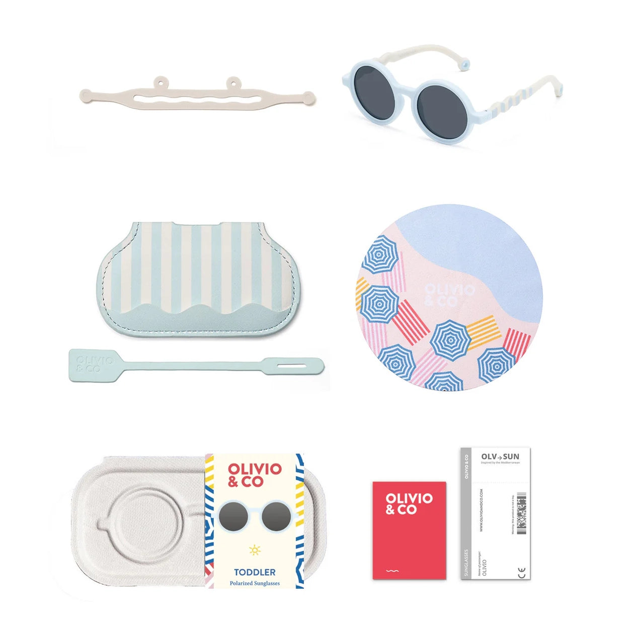 Olivio & Co-Kids Round Sunglasses Sailing Blue
