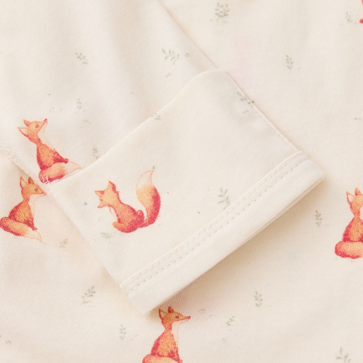 Blara Organic House-Kimono Bodysuit Little Fox Dream