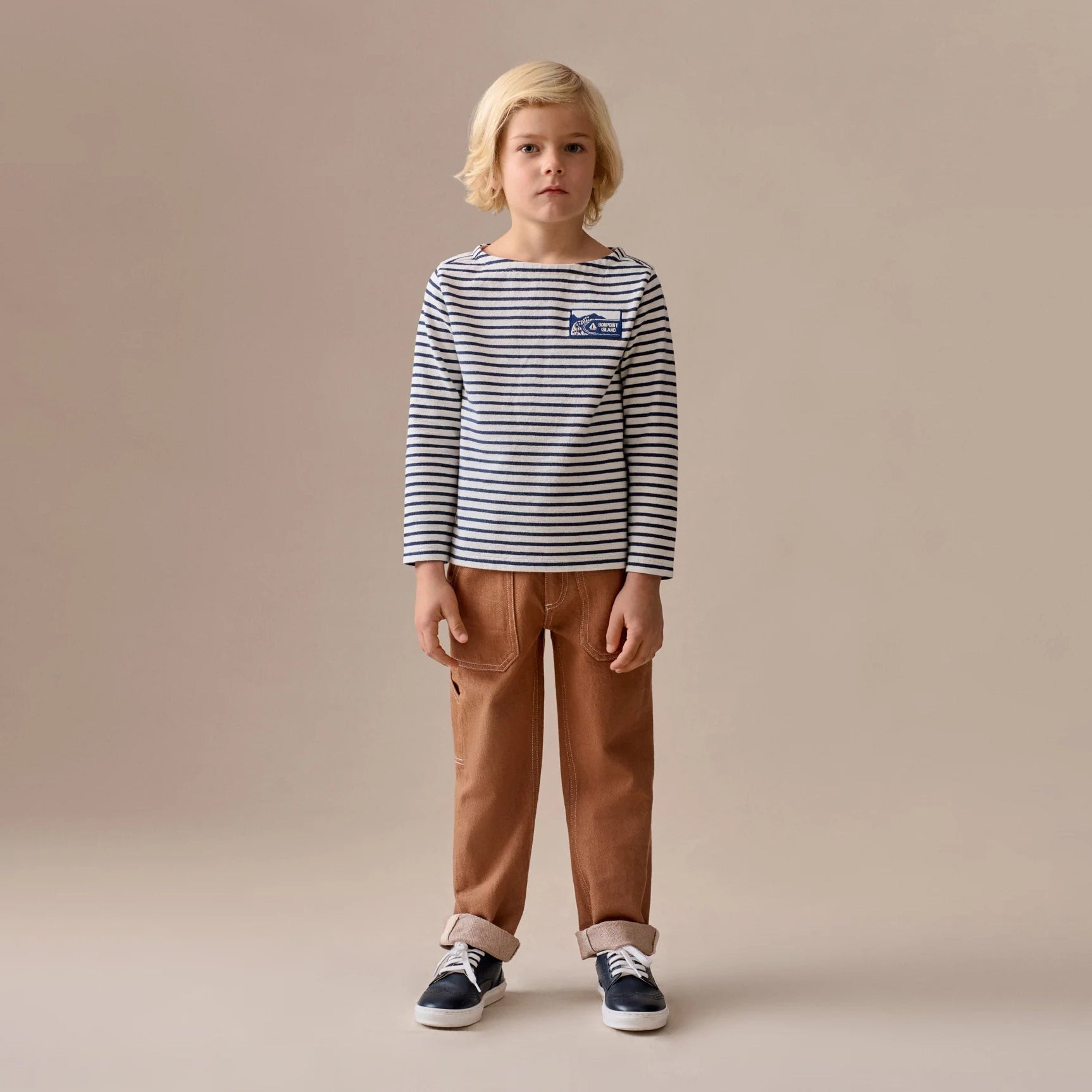 Bonpoint-Boys T-Shirt Baudelaire Indigo