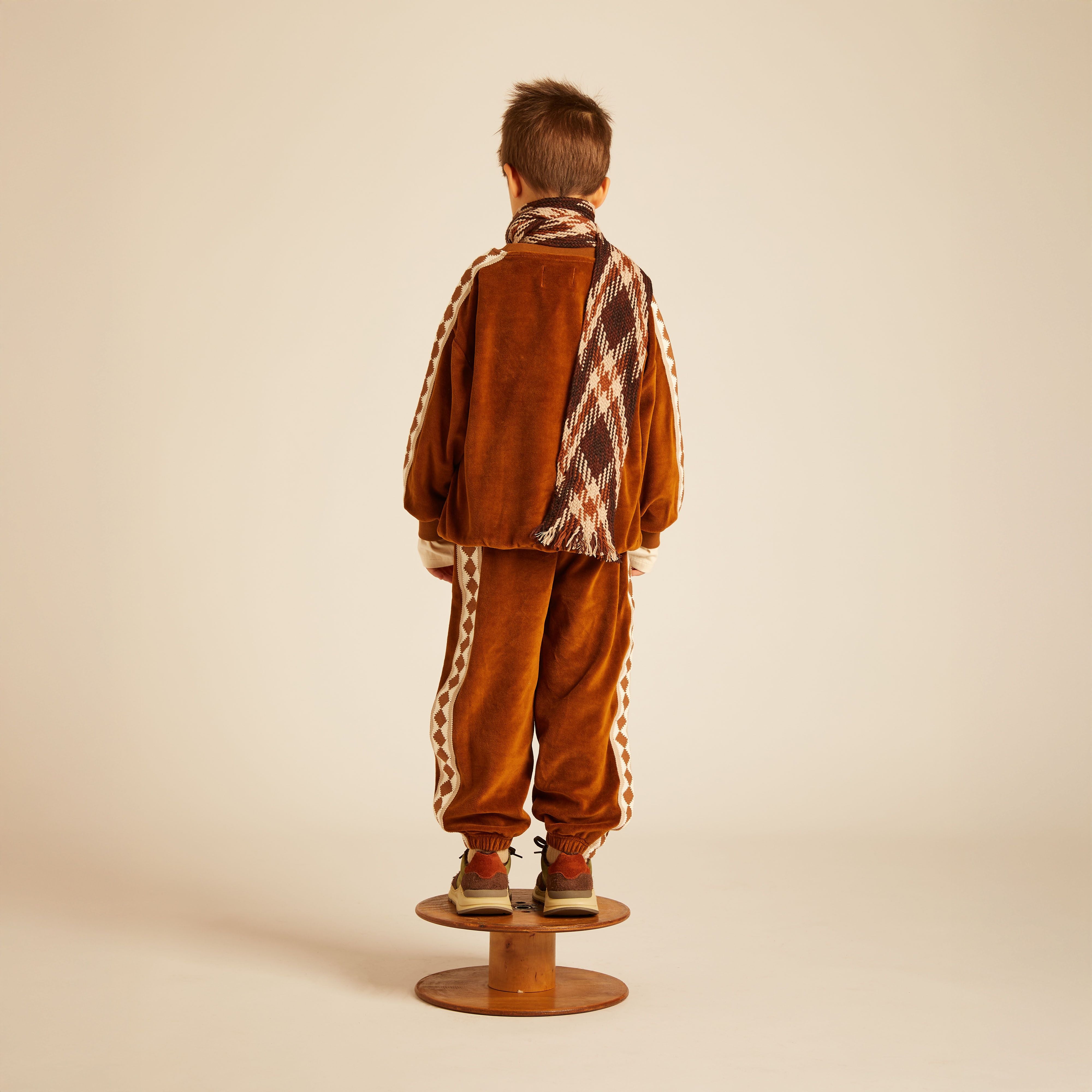 Morning Mess Therapy-Nico Sweatshirt Ocersize Balloon Fit Caramel Velvet