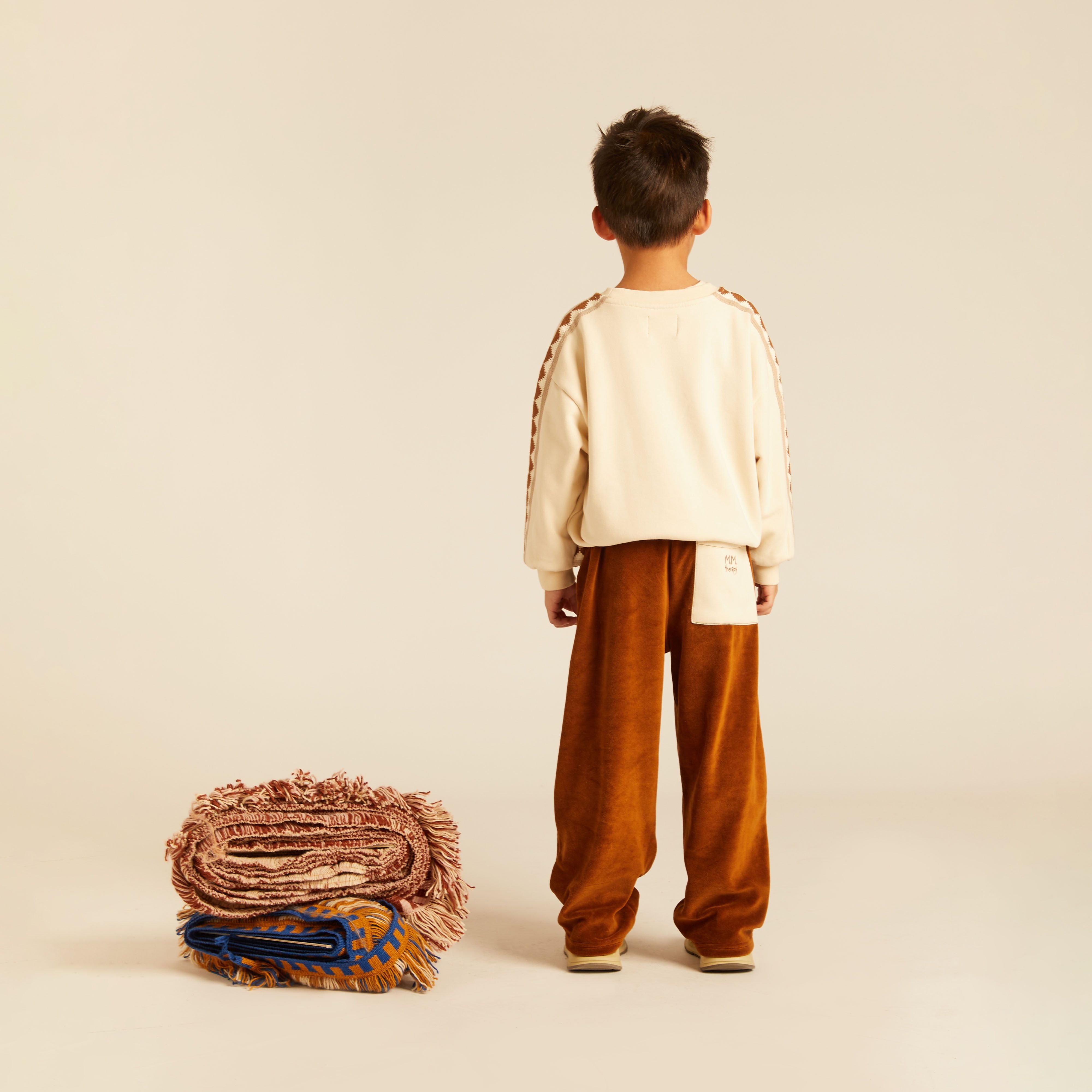 Morning Mess Therapy-Nico Sweatshirt Ocersize Balloon Fit Buttermilk