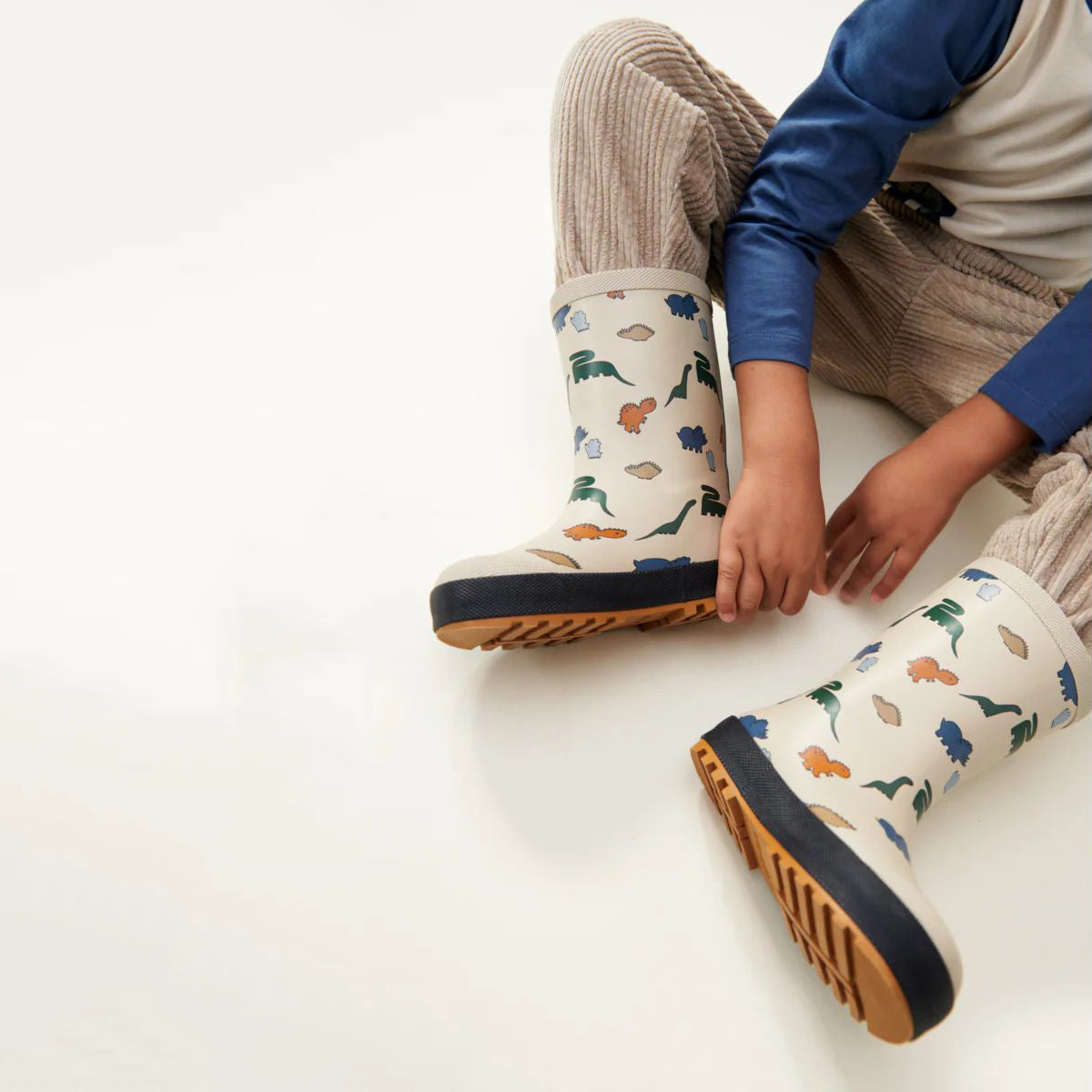 Liewood-Mason Thermo Rainboot Dinosaurs/Mist