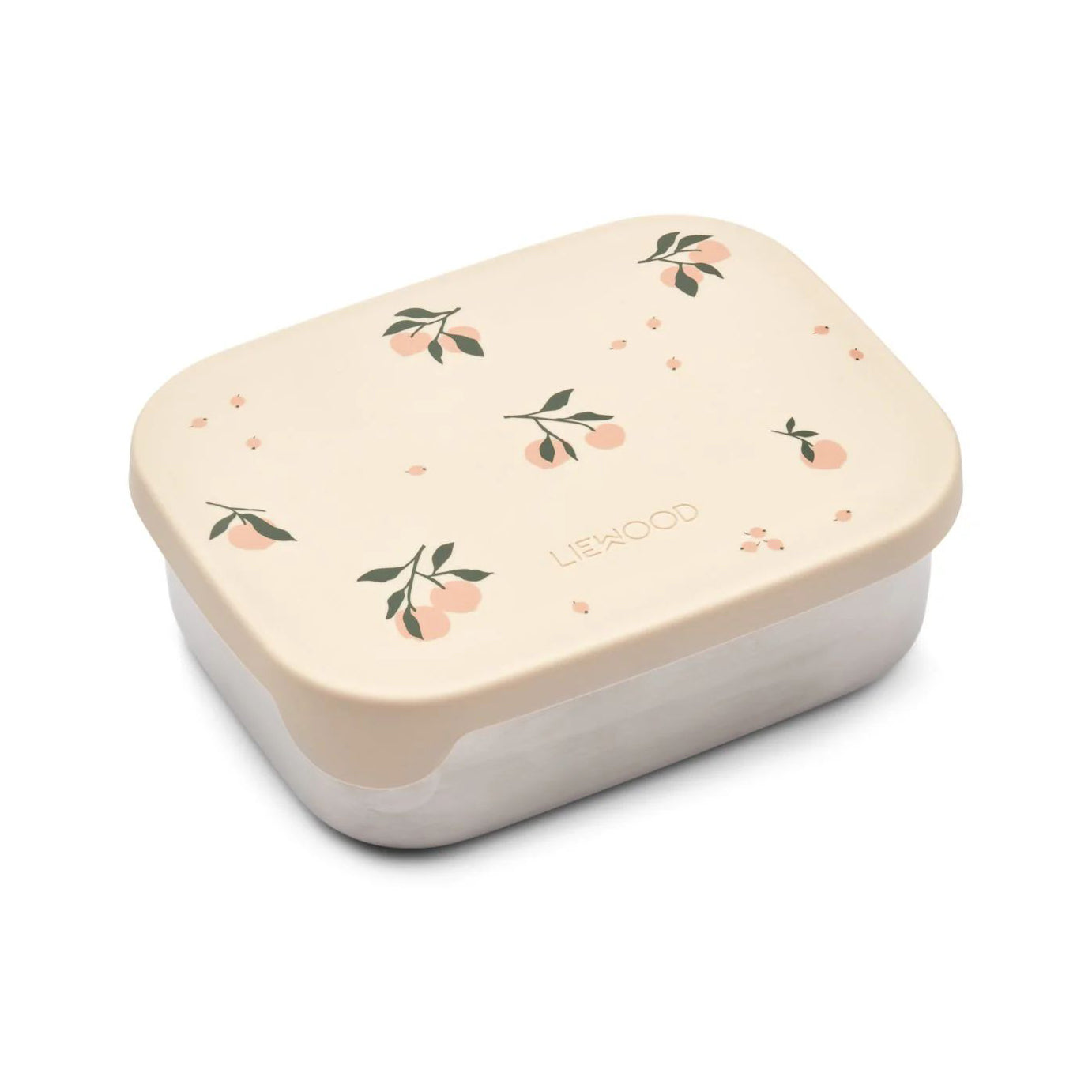 Liewood-Arthur Printed Lunchbox Peach/Sea shell mix (H5.5 x W13.5 x L17cm)