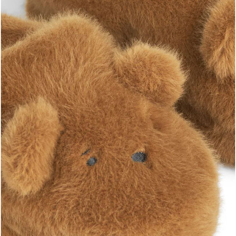 Liewood-Aviaja Bear Slippers Golden caramel