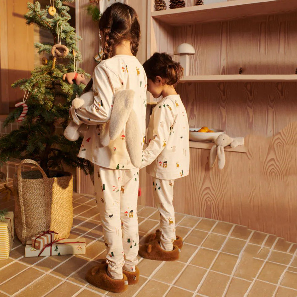 Liewood-Aviaja Bear Slippers Golden caramel