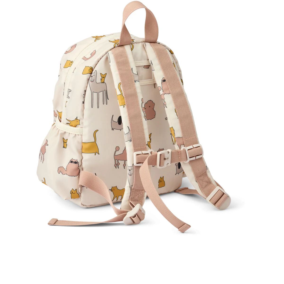 Liewood-Andreas Backpack Cats and Dogs/Sandy (H27 x W23 x D11cm)