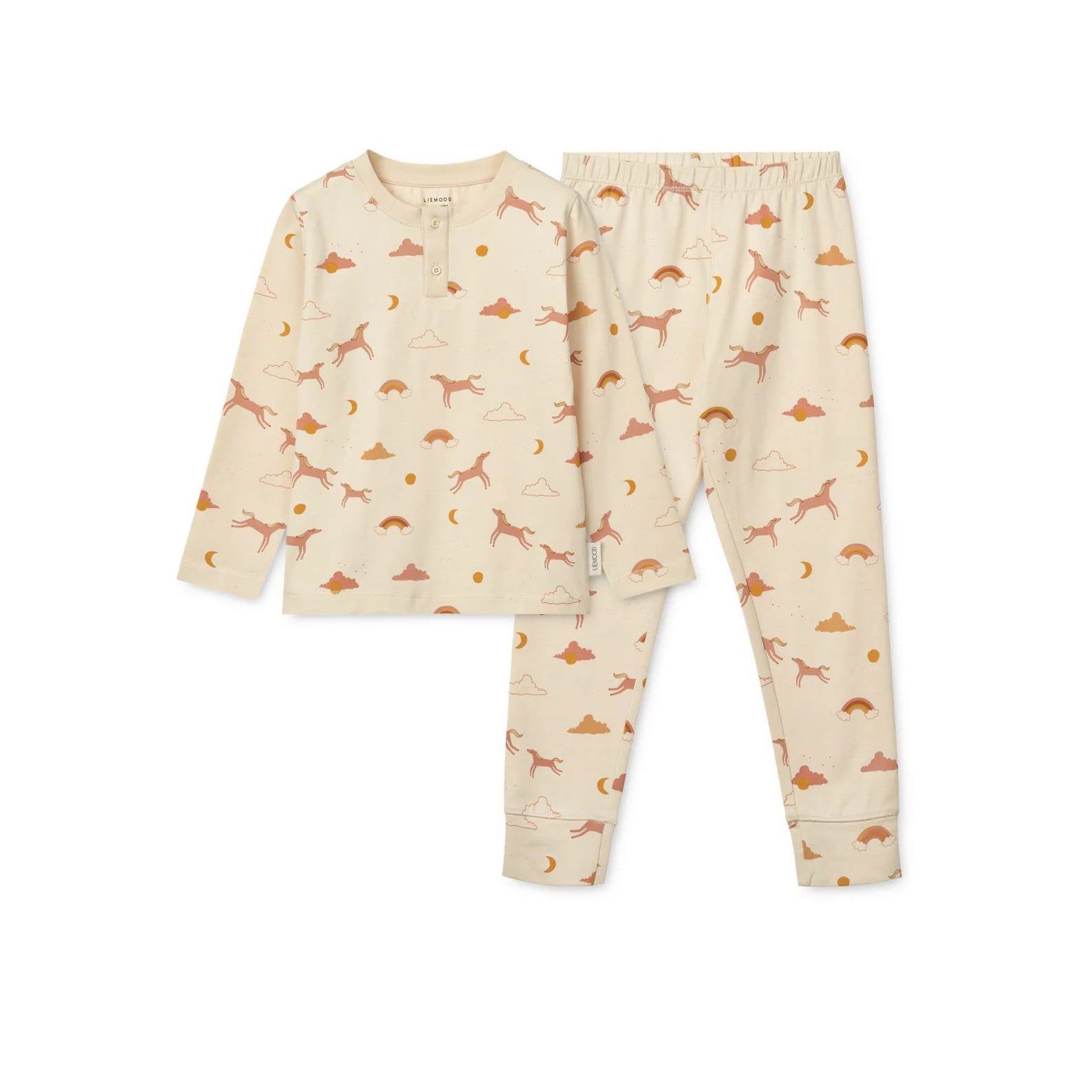 Liewood-Wilhelm Printed Pyjamas Set Dream/Ecru