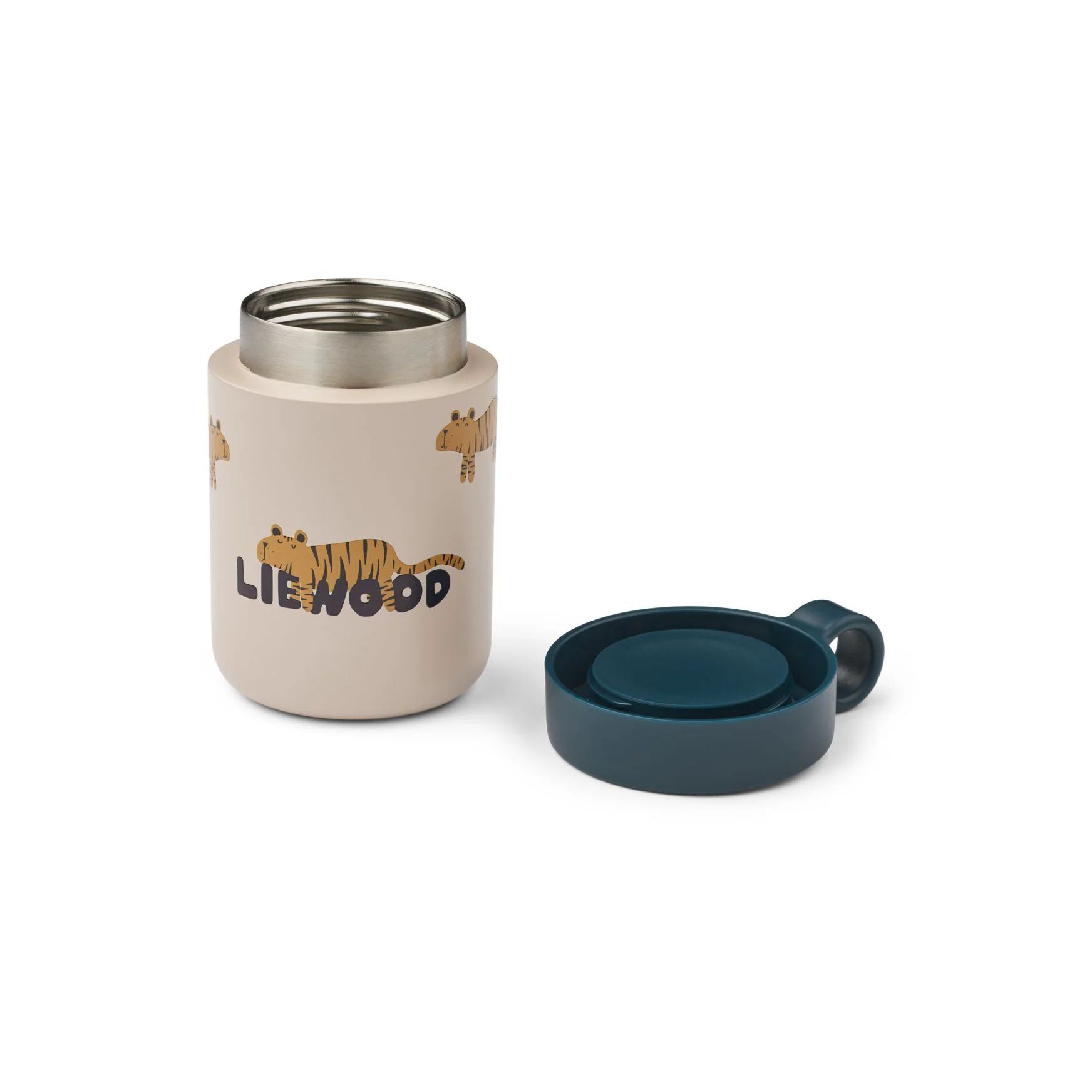 Liewood-Kiani Printed Food Jar Tiger / Sandy