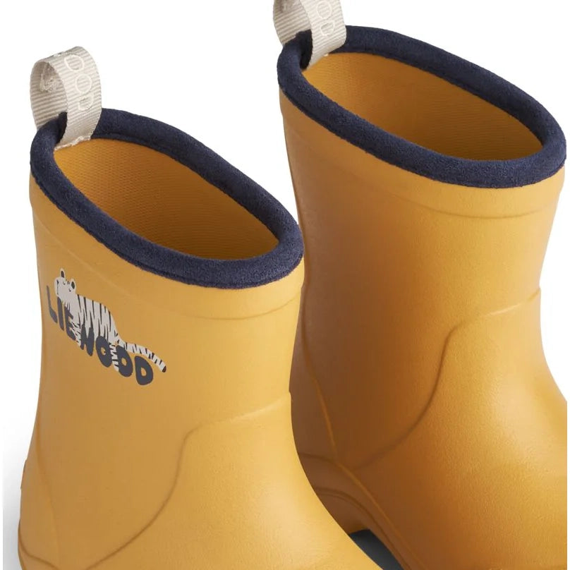 Liewood-Aston Rainboot Tiger / Yuzu