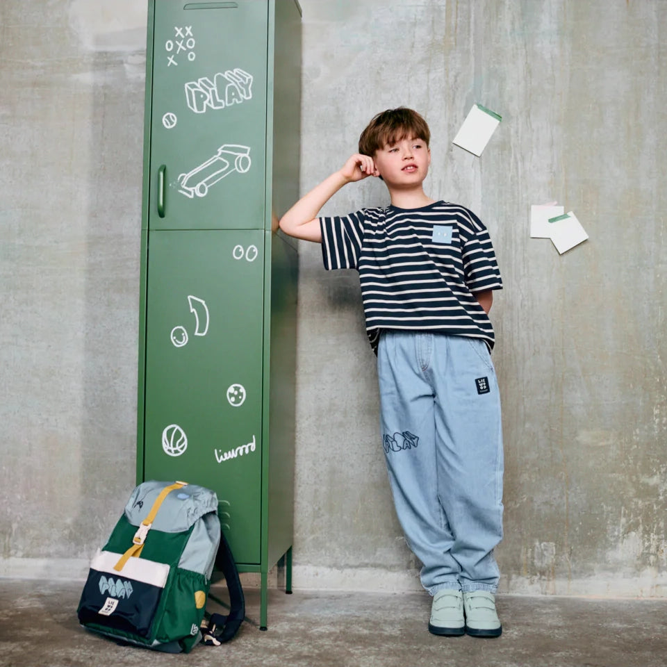 Liewood-Borris Light Denim Placement Pants Play / Denim