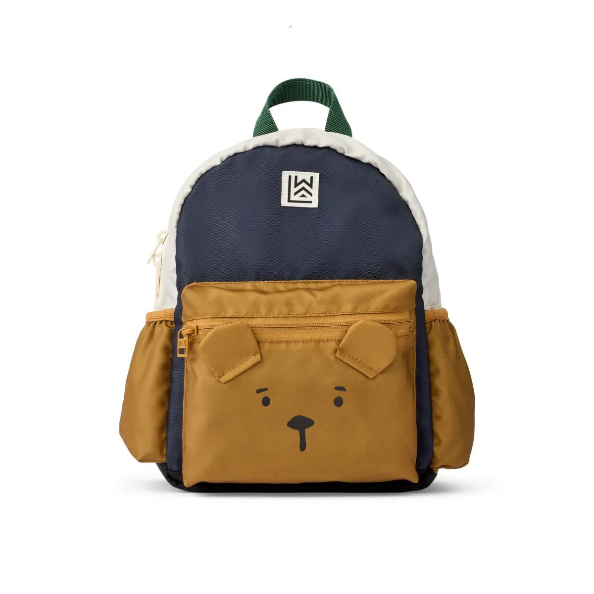 Liewood-Andreas Bear Backpack Classic navy multi mix(H27 x W23 x D11cm)