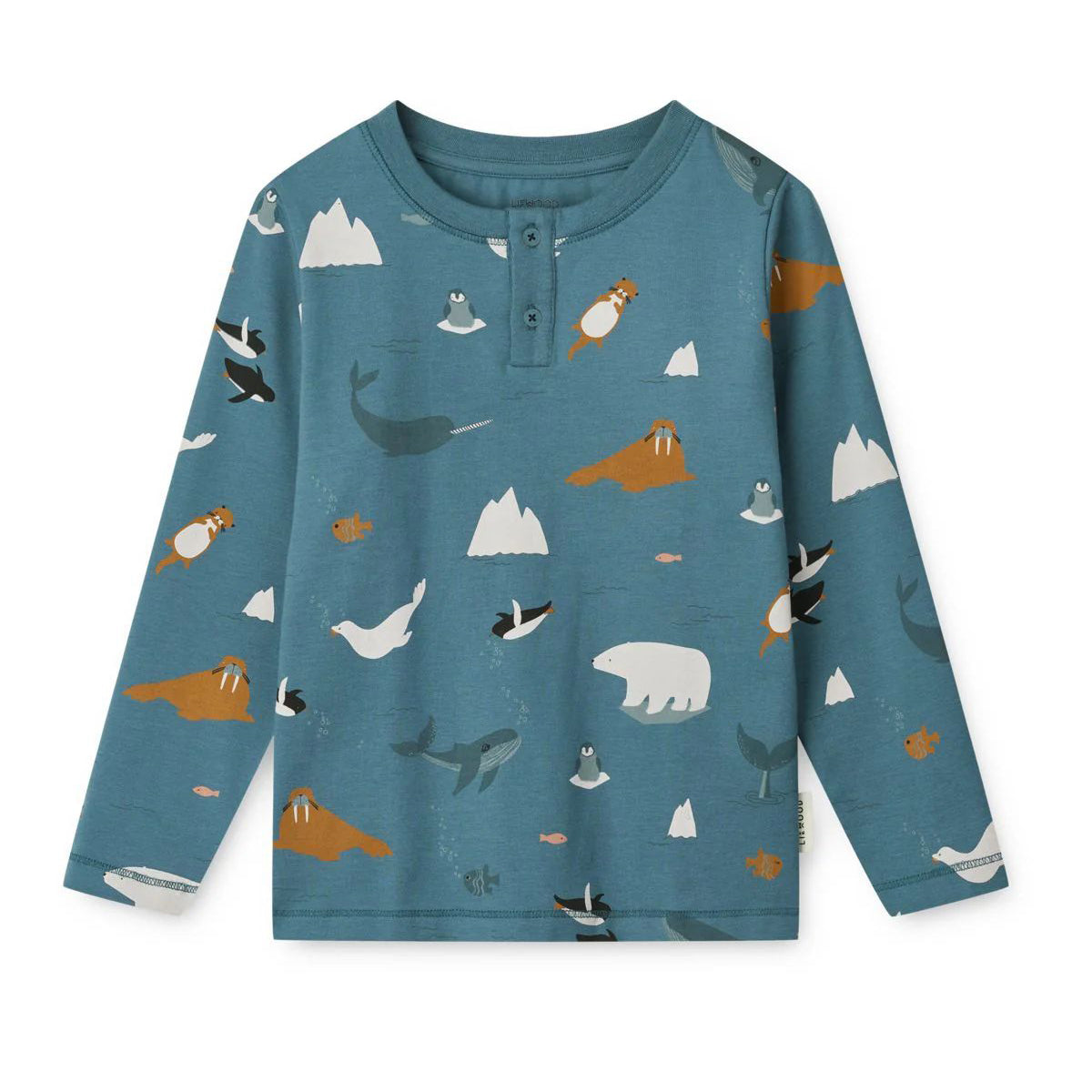 Liewood-Wilhelm Printed Pyjamas Set Arctic Sea/ Ocean view