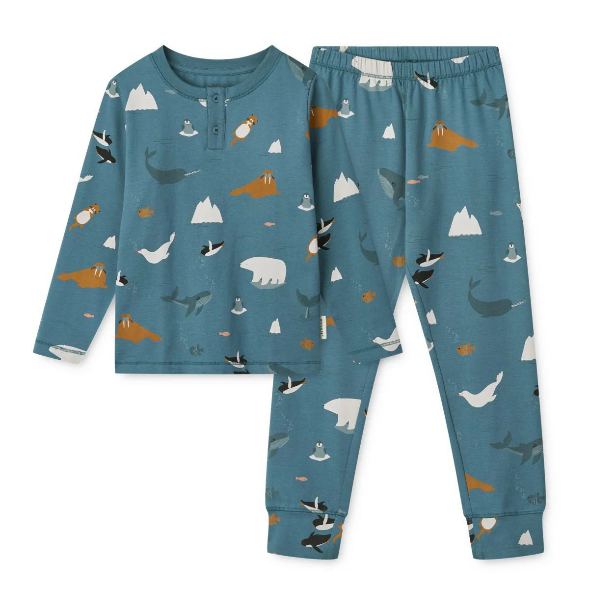 Liewood-Wilhelm Printed Pyjamas Set Arctic Sea/ Ocean view
