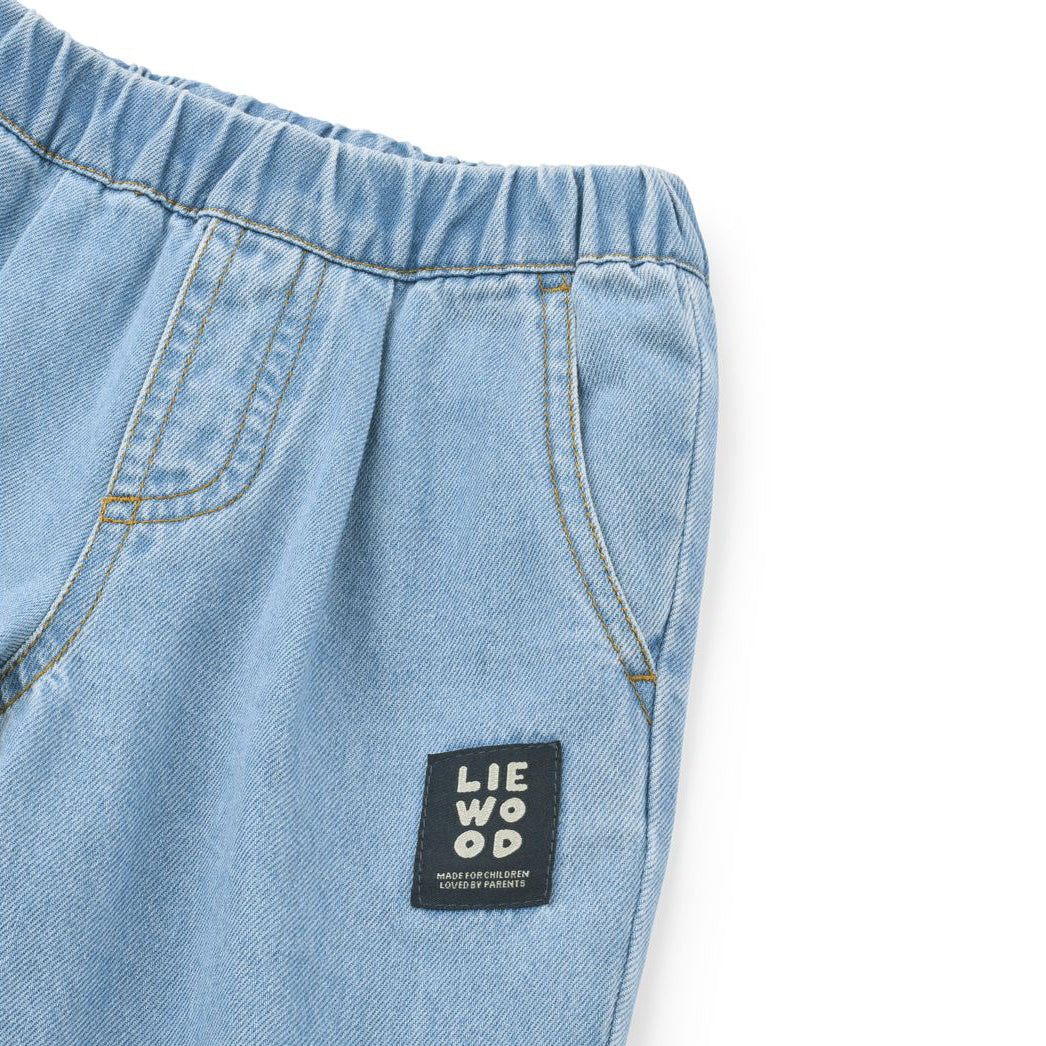 Liewood-Borris Light Denim Placement Pants Play / Denim
