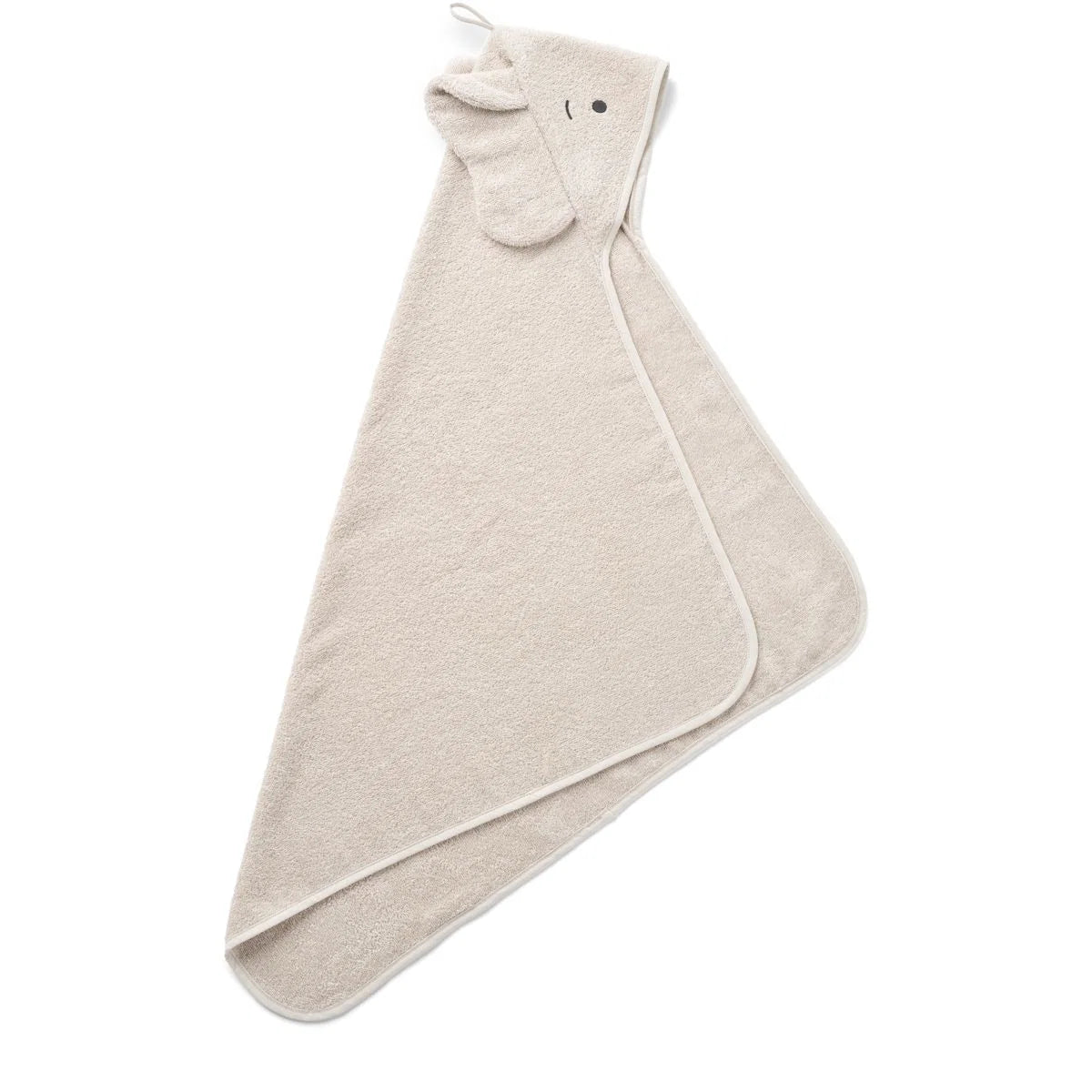 Liewood-Albert Elephant Hooded Towel Sandy