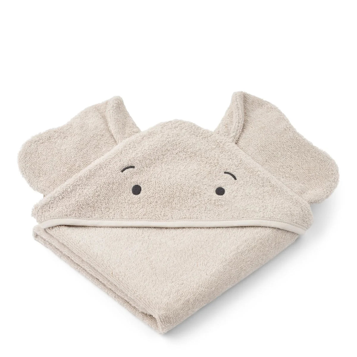 Liewood-Albert Elephant Hooded Towel Sandy