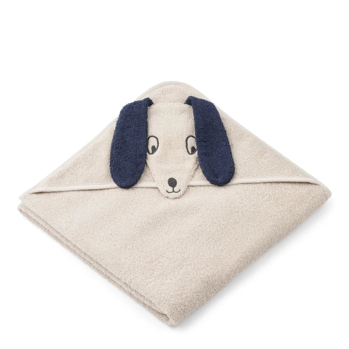 Liewood-Augusta Dog Hooded Towel Sandy