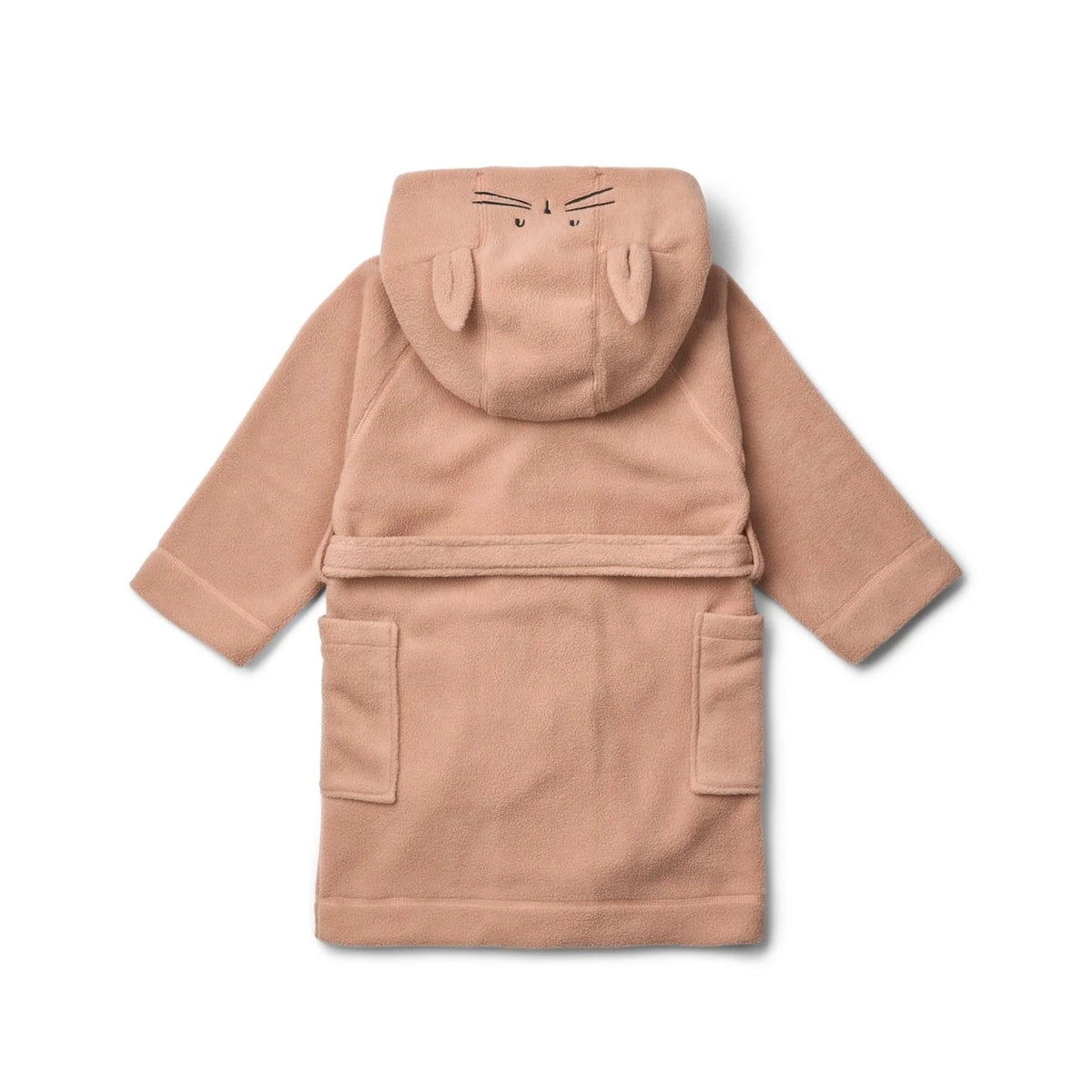 Liewood-Minik Rabbit Fleece Bathrobe Pale tuscany