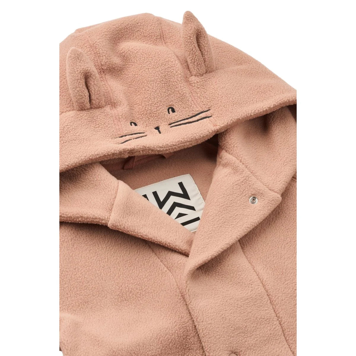 Liewood-Minik Rabbit Fleece Bathrobe Pale tuscany