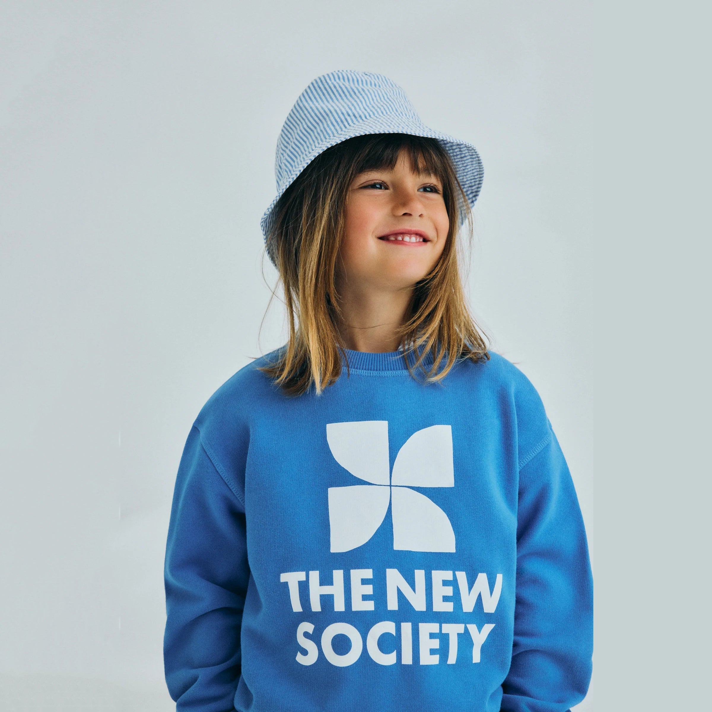 The New Society-TNS Logo Sweatshirt Iris Whisper