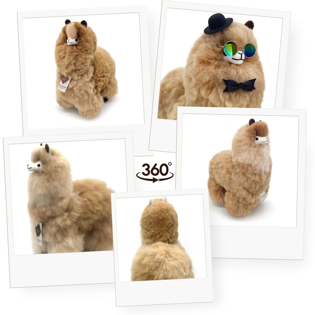 Inkari-Naturals Alpaca Toy Large 50cm Sandstone