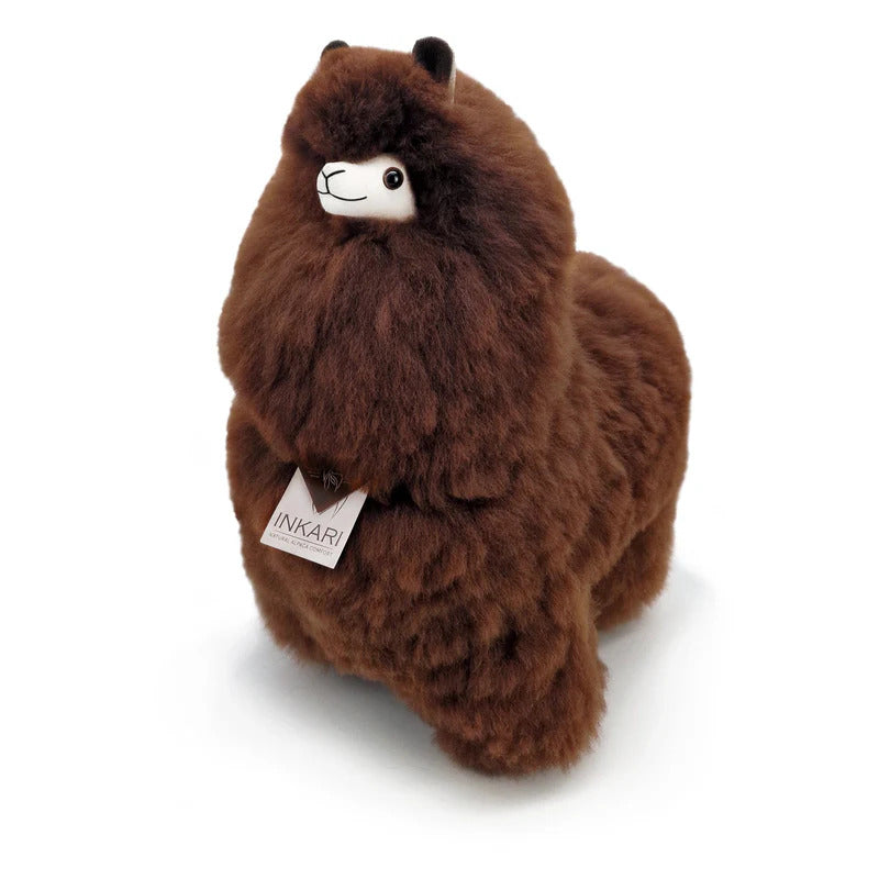 Inkari-Naturals-Alpaca Toy Walnut 50cm