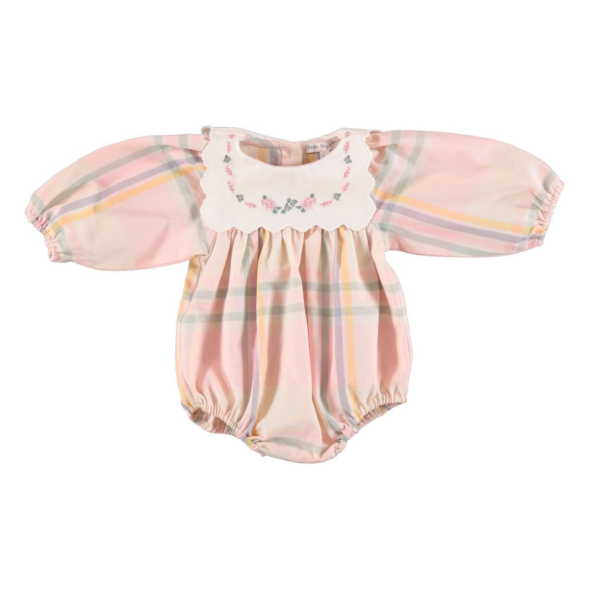 Bebe Organic-Lucy Romper Autumn Check