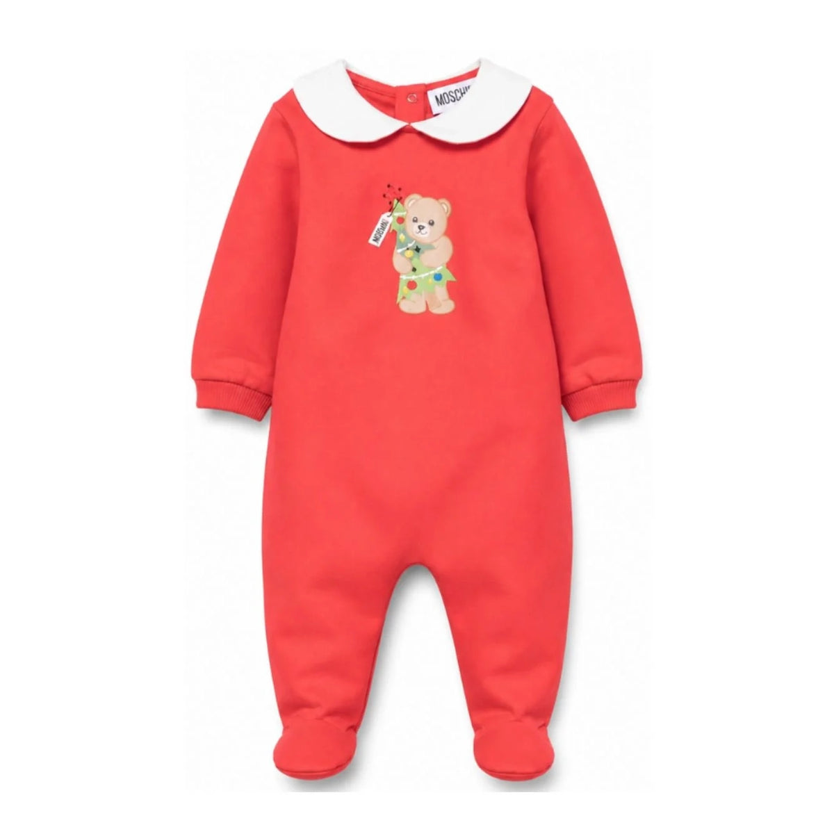 Moschino-Baby Babygrow W/Gift Box Poppy Red