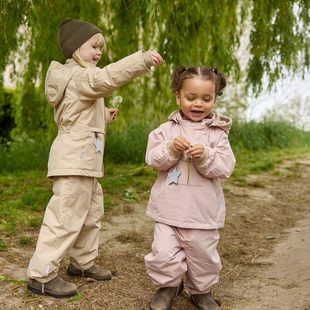 Mini A Ture-MATWANG fleece lined winter jacket. GRS Cloudy rose