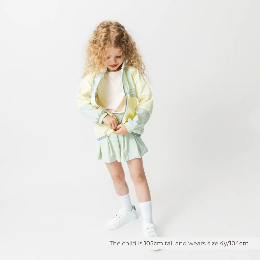 Mini A Ture-MATMULTI color UV jacket. GRS Wheat yellow col. b.