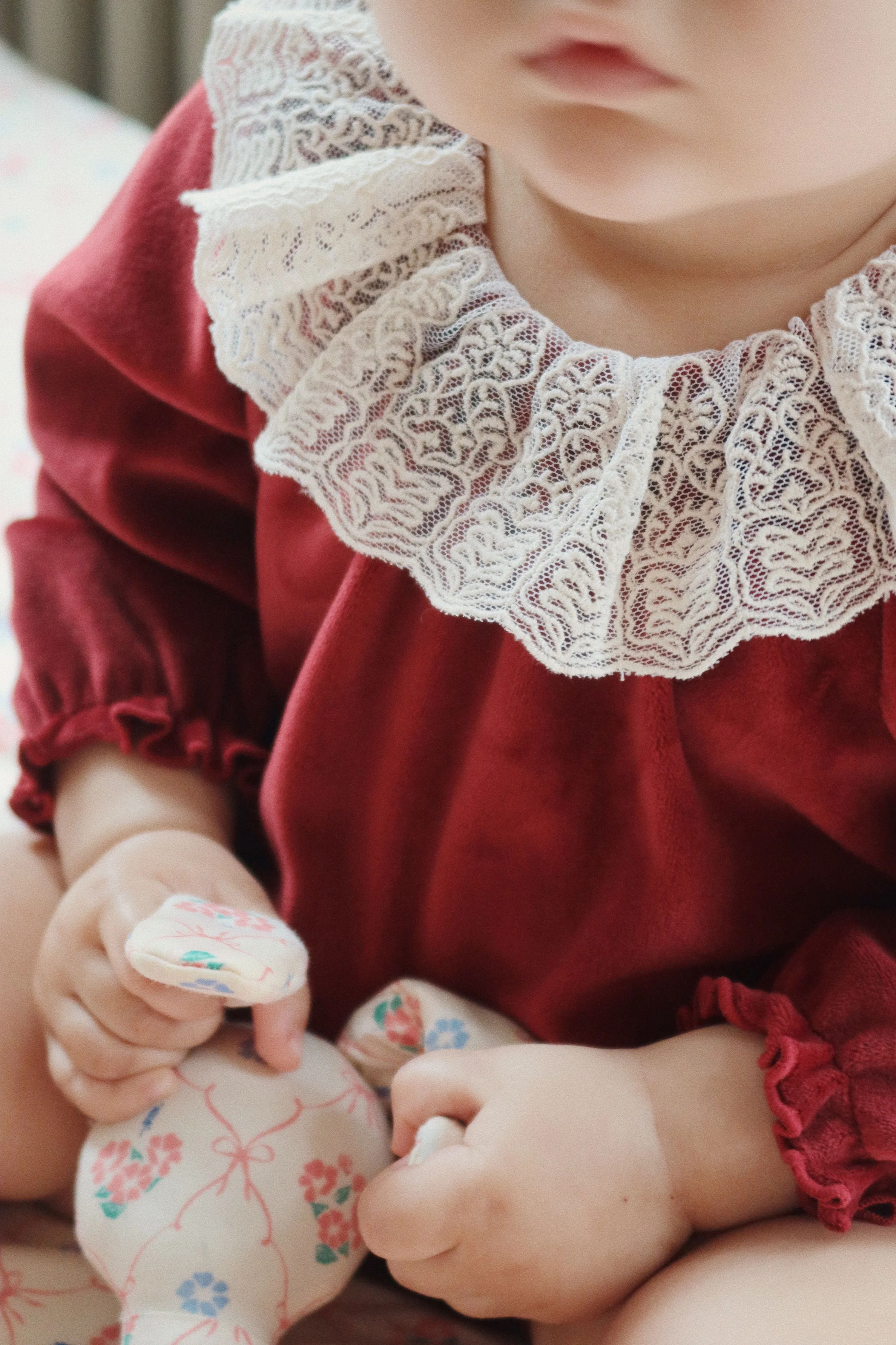 Konges Sløjd-Venola Romper Grs Red Dahlia