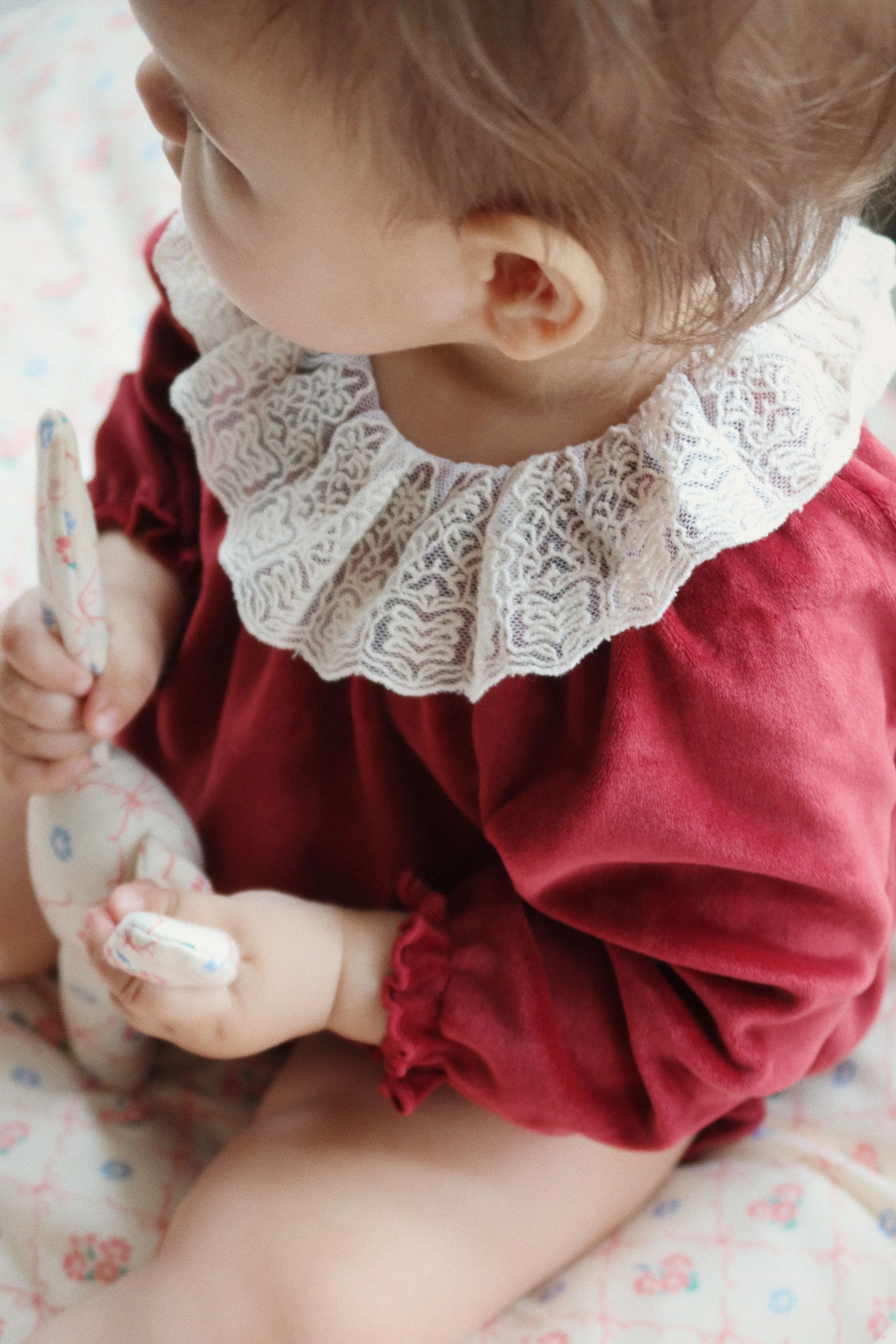 Konges Sløjd-Venola Romper Grs Red Dahlia