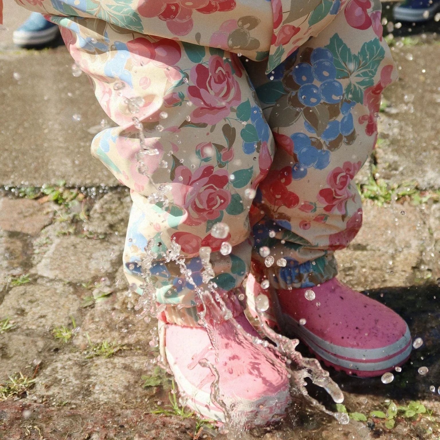 Konges Sløjd-Girl Rainy Palme Set Girl Bloomiegrape
