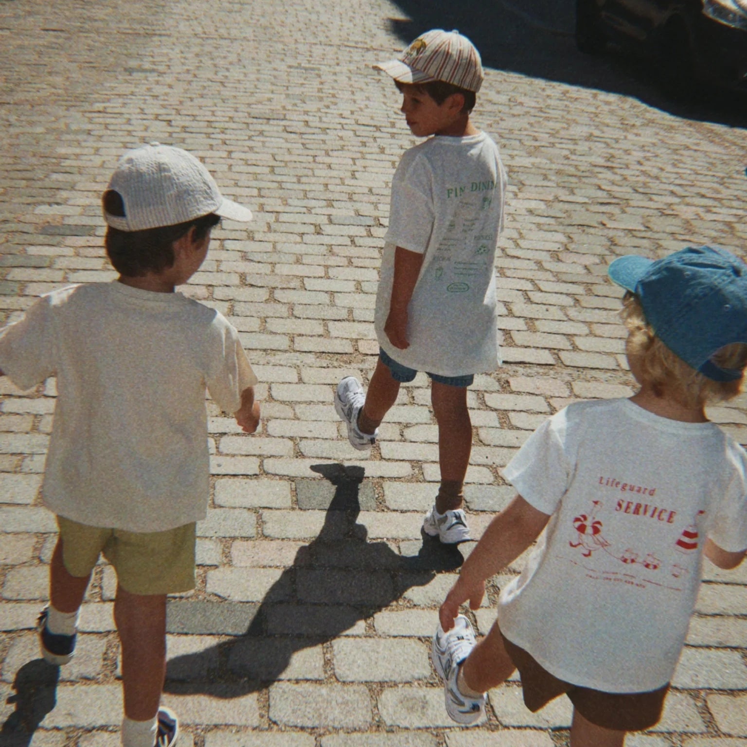 Konges Sløjd-Boy Era Tee Ocs Off White/Fine Dining