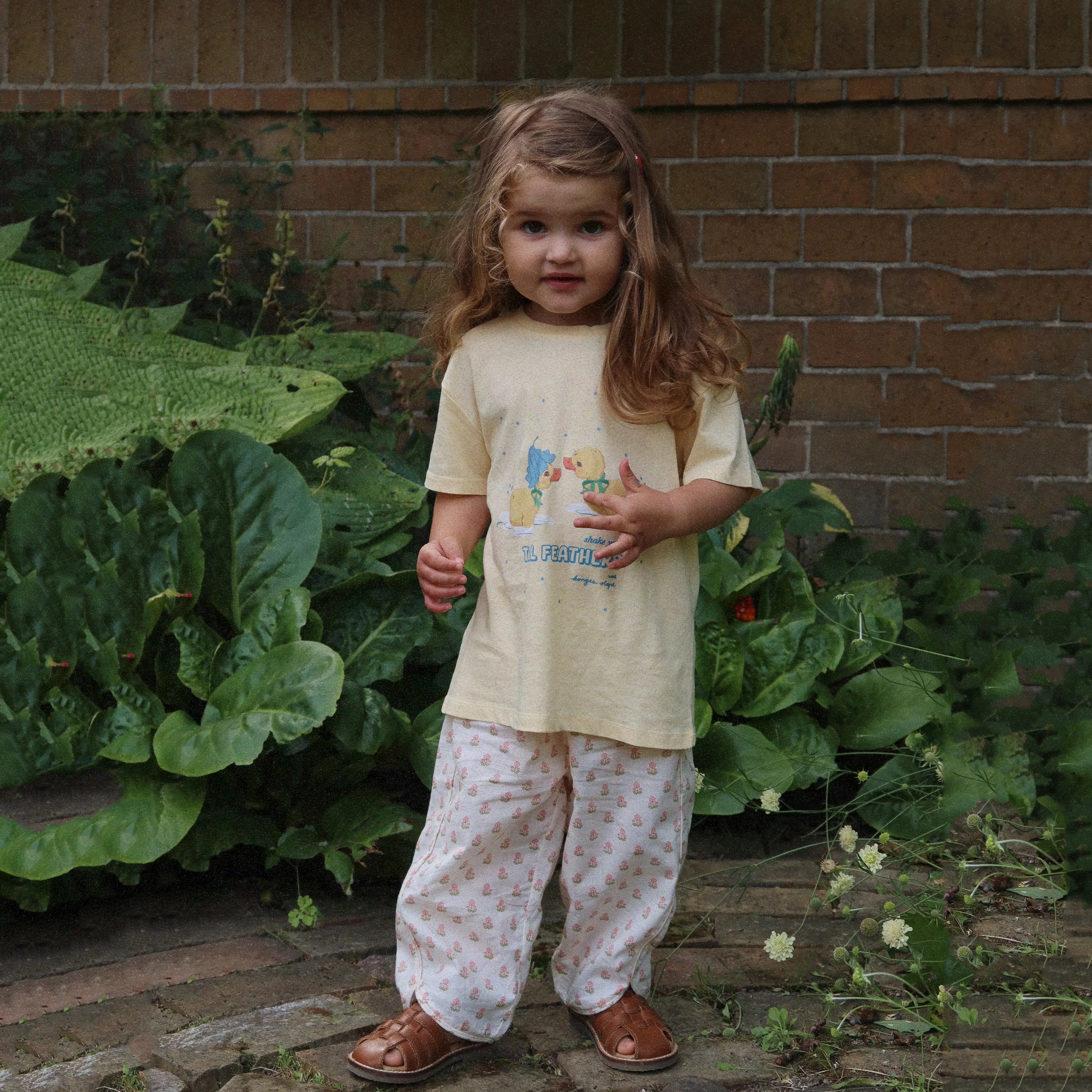 Konges Sløjd-Girl Era Tee Ocs Banana Crepe