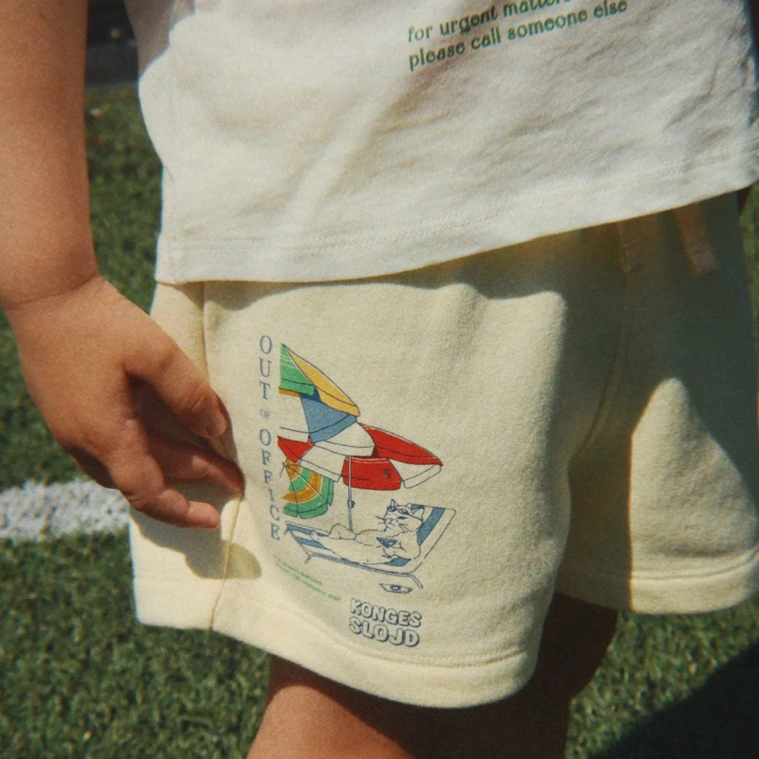 Konges Sløjd-Kids Lou Sweat Shorts Ocs Rutabaga