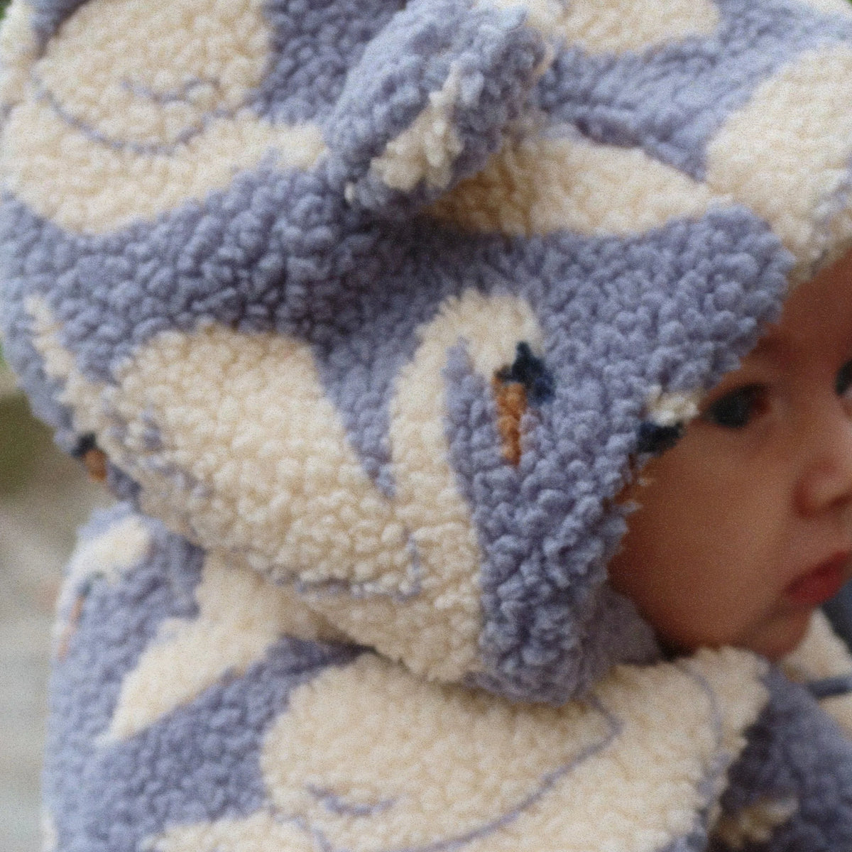 Konges Sløjd-Jody Teddy Onesie Grs Swan