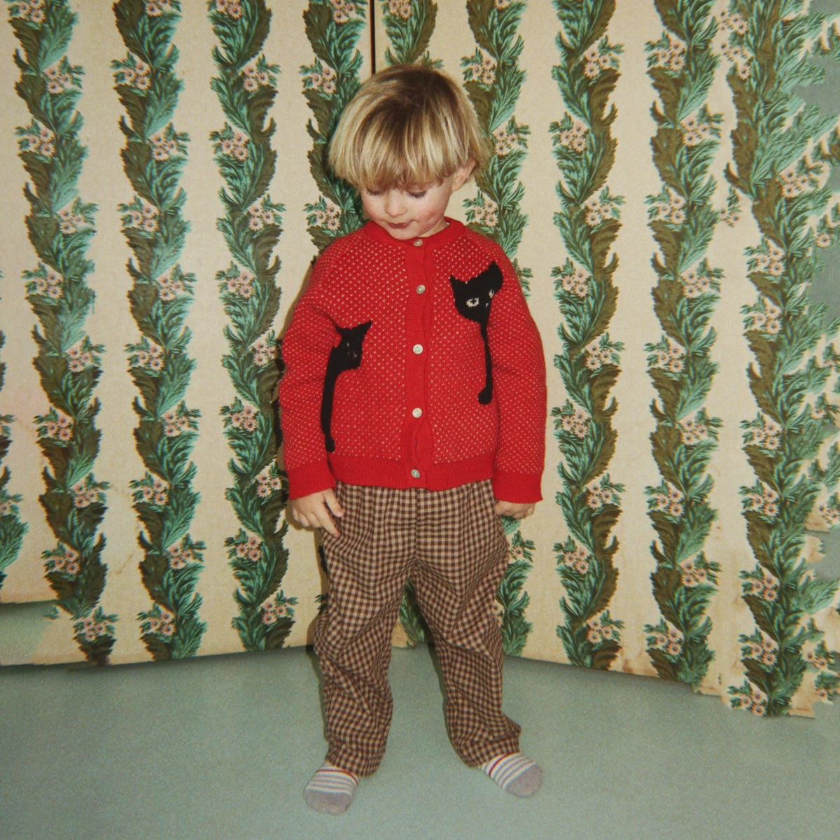 Konges Sløjd-Belou Cardigan Cat Rouge