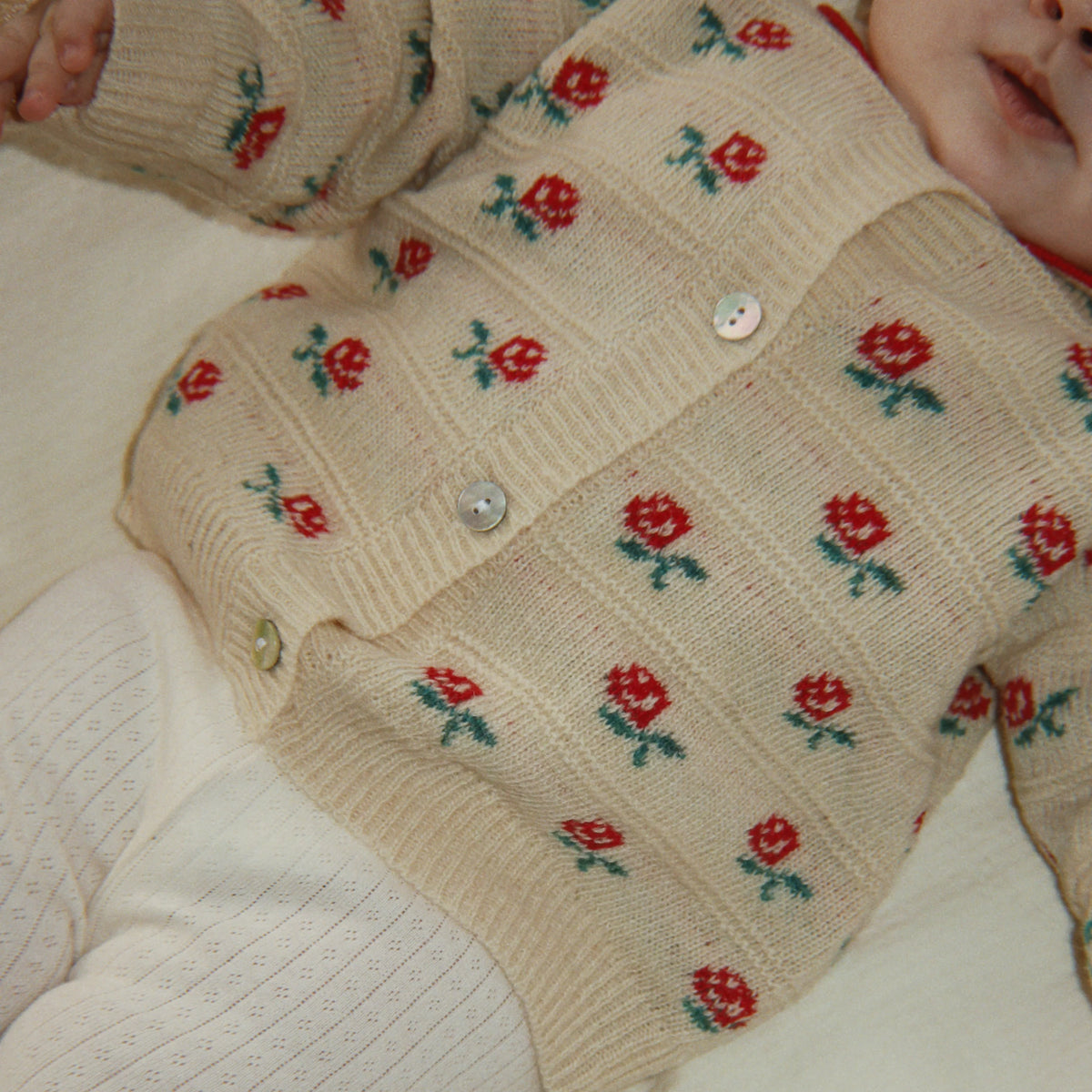 Konges Sløjd-Belou Collar Cardigan Rose
