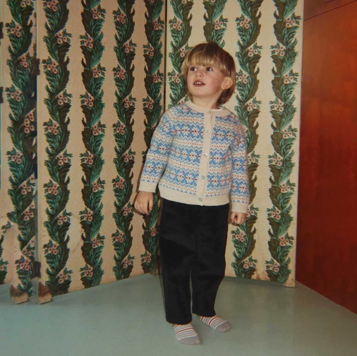 Konges Sløjd-Billi Knit Cardigan Blue Multi
